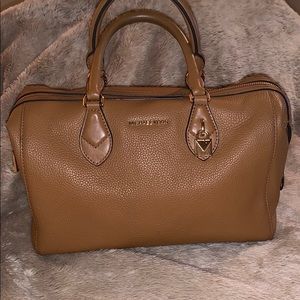 Michael Kors leather satchel with dust cover 🥰